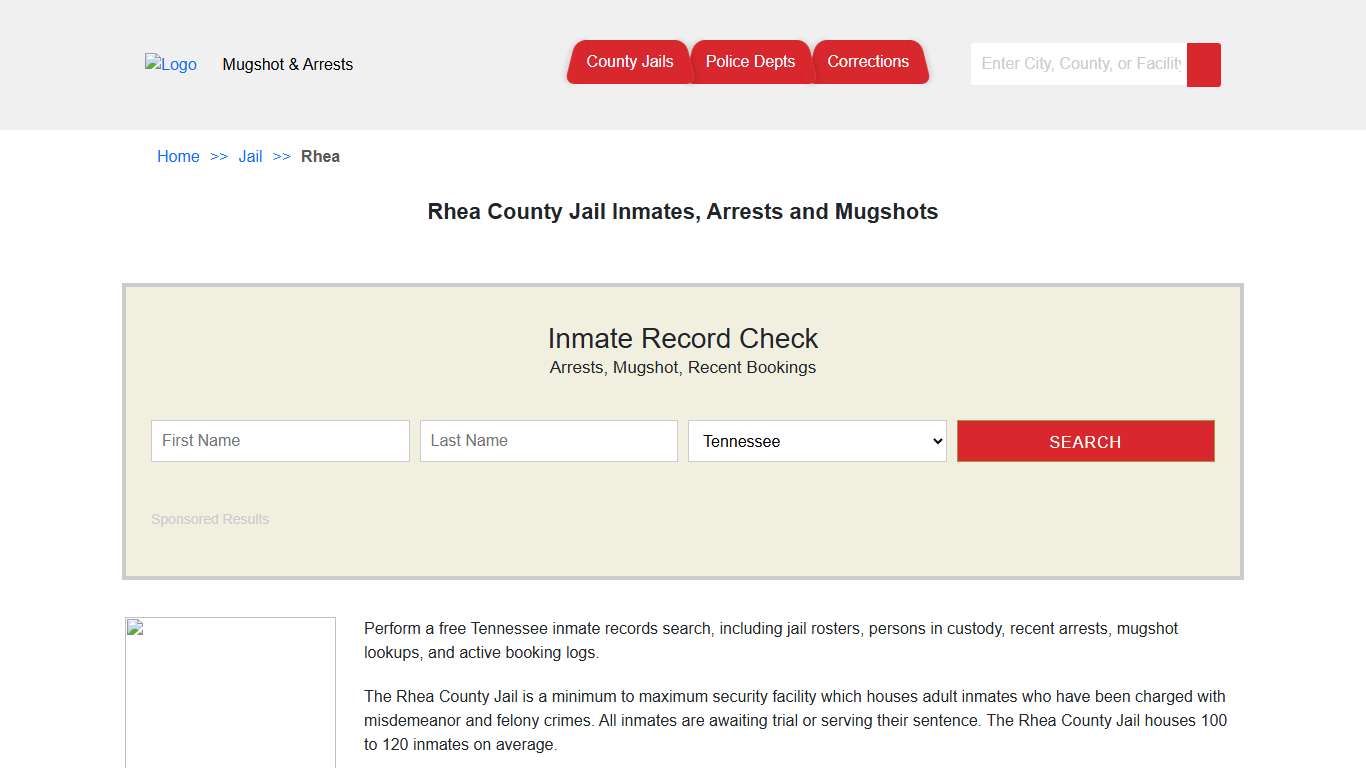Rhea County Jail Inmates, Arrests and Mugshots | Jail Roster Search